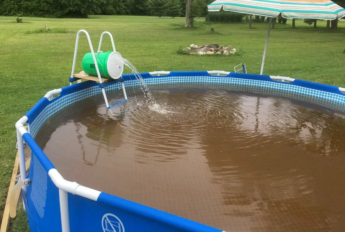 using iron out in swimming pool