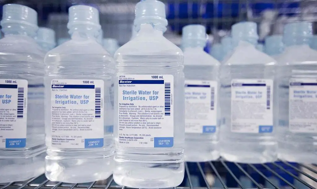 sterilised water for babies