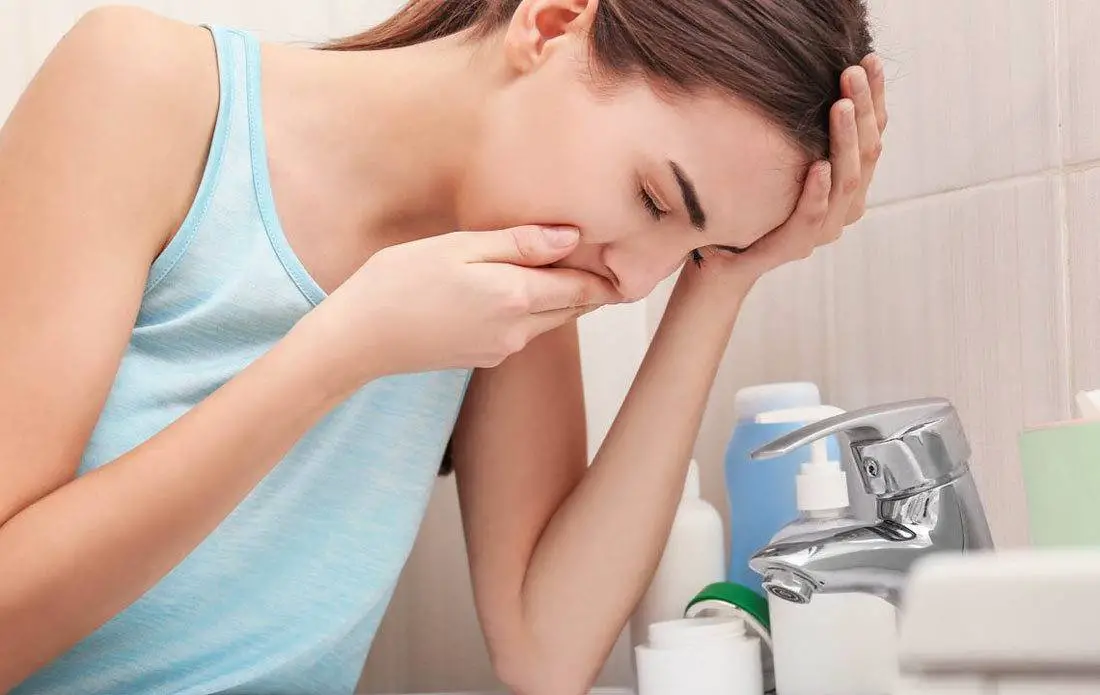 Nausea Due to Your Body Processing the Water You Just Drank