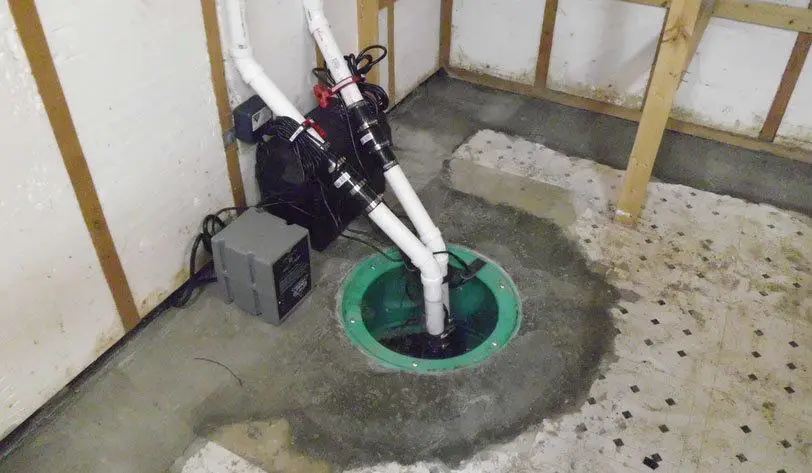 pool sump pit installation