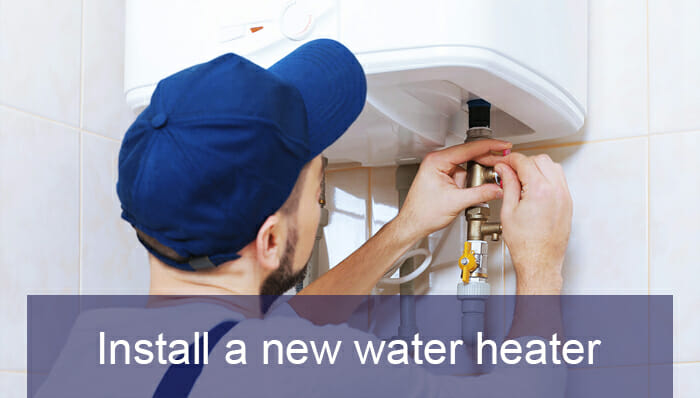How to Replace a Water Heater-install a new water heater install a new water heater