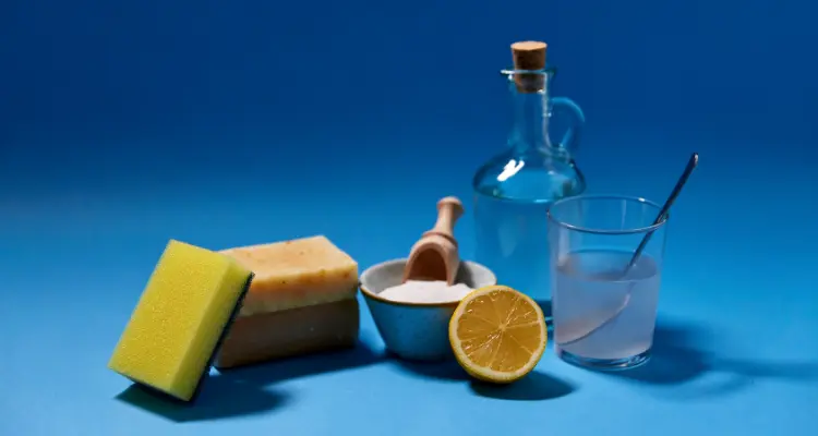 How to clean an area rug with dish soap and vinegar