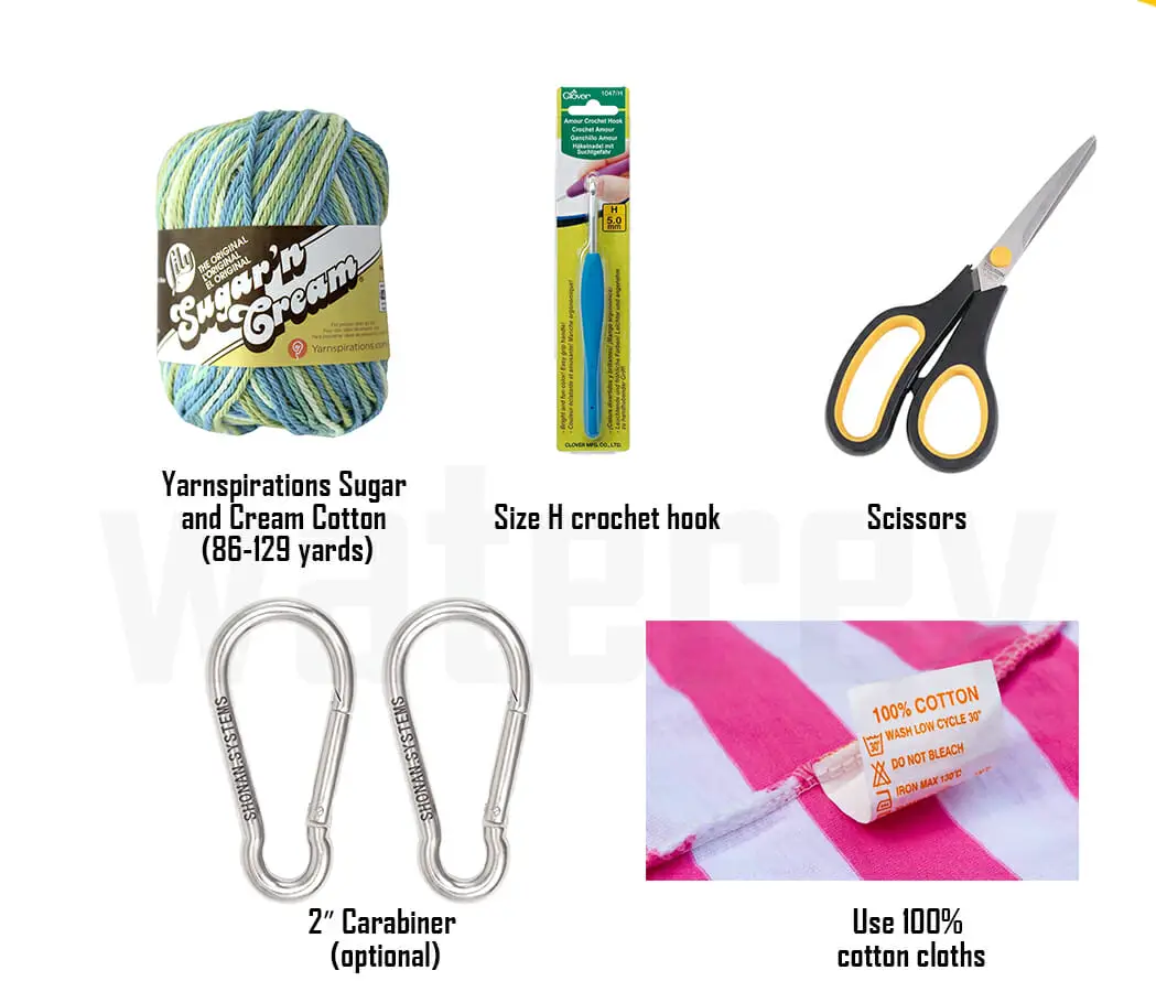  How to Crochet a Water Bottle Holder Materials needed